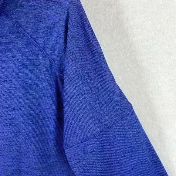 Gerry Women’s Knit Top Size Small Blue Cowl Neck with Drawstring Poly/Spandex - Picture 6 of 11